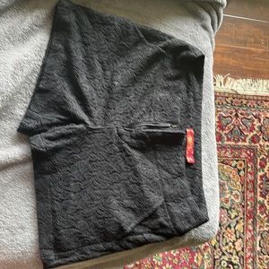 One 5 one black lace shorts